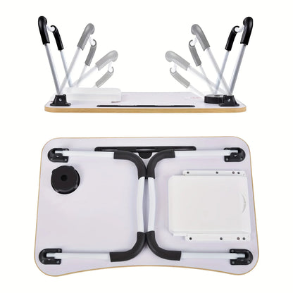 Table pliante multifonction pour ordinateur portable, lit ou canapé – support de lecture, d’écriture ou plateau de petit-déjeuner portable