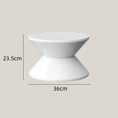 Tabouret de chevet multifonctionnel INS – style nordique créatif, siège sablier en plastique, petite table basse pour salon ou chambre